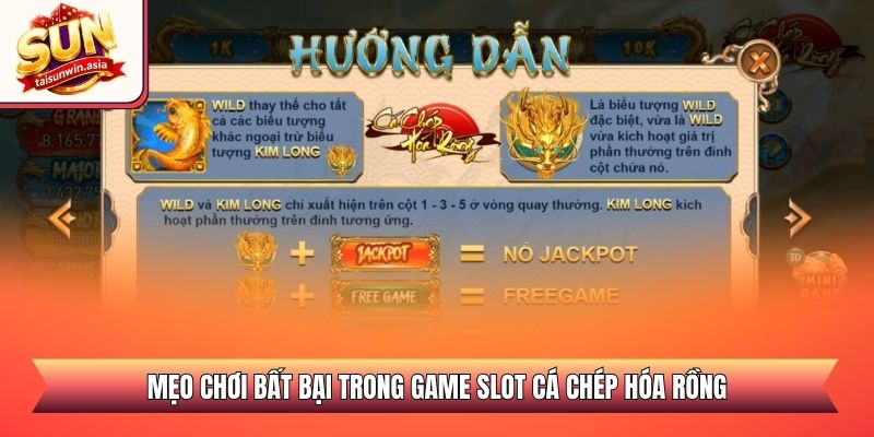 Mẹo chơi bất bại trong game slot cá chép hóa rồng