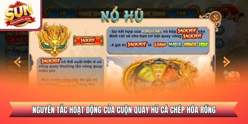 Nguyên tắc hoạt động của cuộn quay hũ cá chép hóa rồng